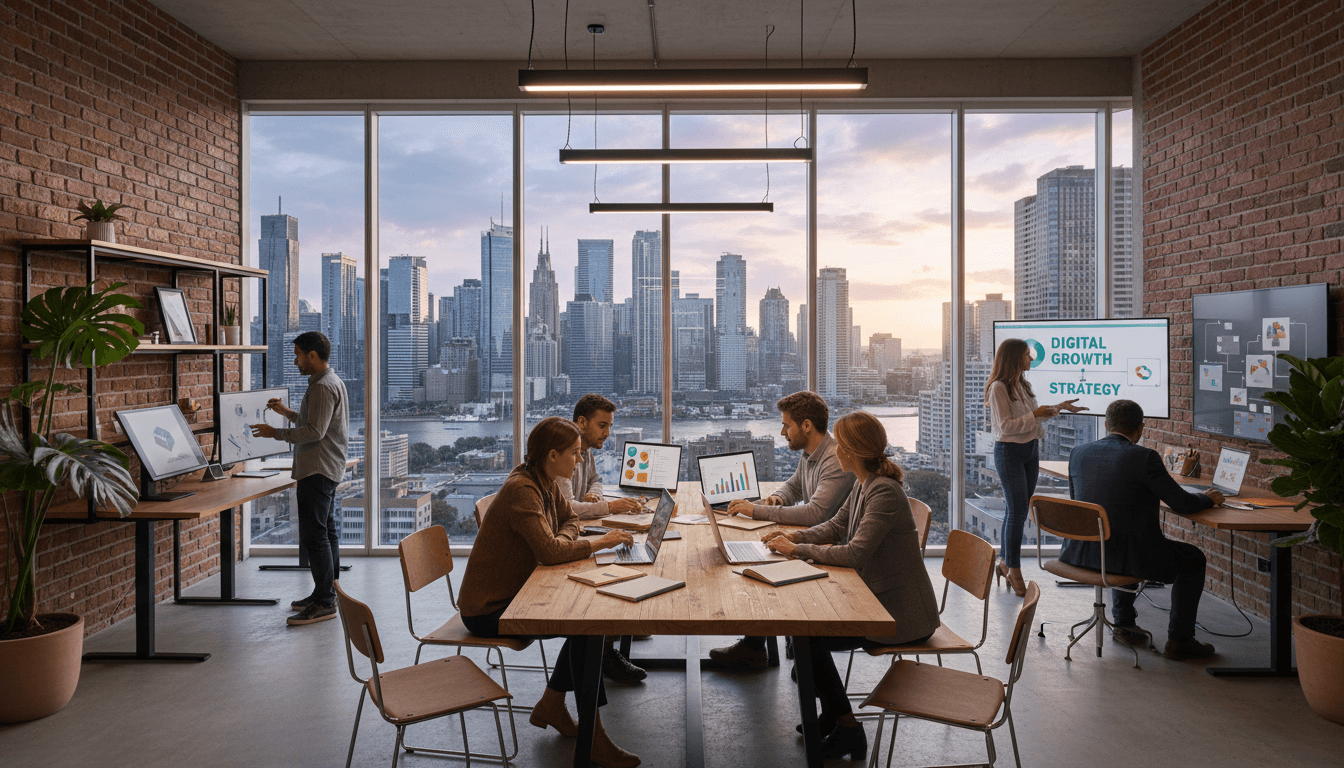 Reform Digital team at work in a modern London studio