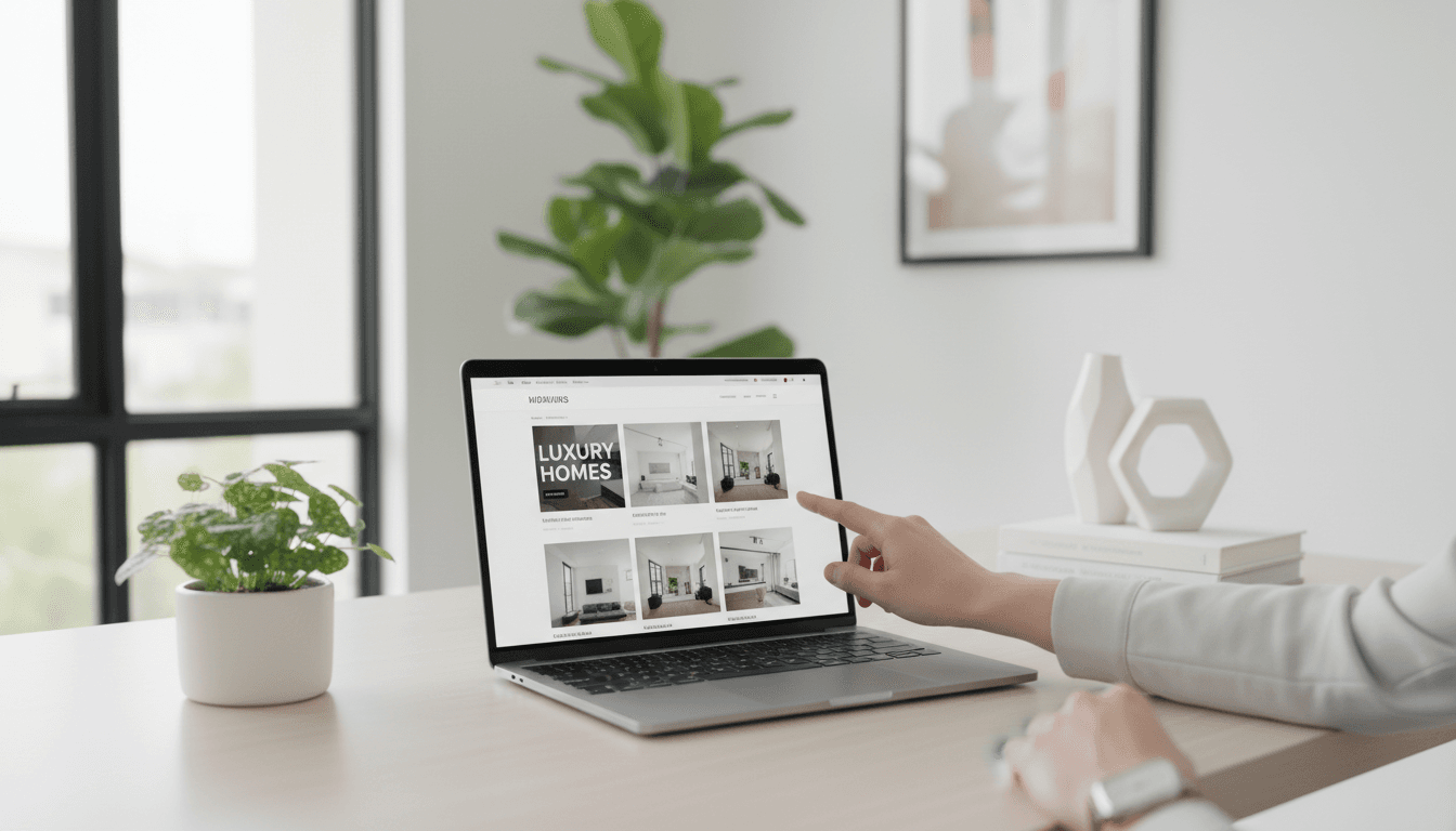 Before optimization landing page with unclear call-to-action placement